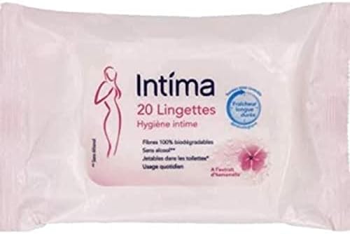 Sagrotan Intima Tücher für empfindliche Intimpflege – 20 praktische, sanfte Reinigungstücher für unterwegs