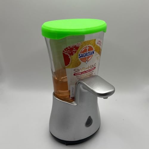 Sagrotan No Touch Seifenspender Deckel - Wiederverwendbare Verschlusskappe für Nachfüller, ideal für Zuhause