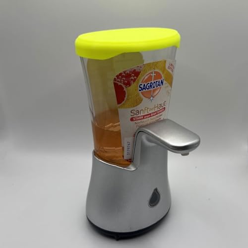 Sagrotan No Touch Seifenspender Deckel - Wiederverwendbare Verschlusskappe für Nachfüller, ideal für Zuhause