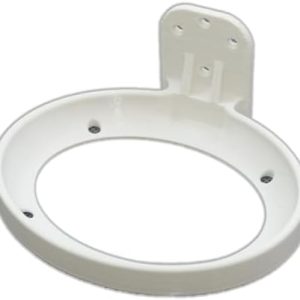 Wandhalterung für Sagrotan No-Touch Seifenspender – Weiße Wandmontage, Schrauben & Klebepads, praktisches Zubehör