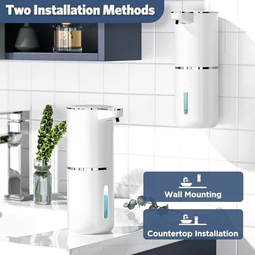 Automatic Seifenspender von Marke - Infrarot Seifenspender 380ml - USB Wiederaufladbar für Küche & Bad