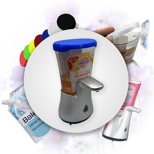 Sagrotan No Touch Seifenspender Deckel - Wiederverwendbare Verschlusskappe für Nachfüller, ideal für Zuhause