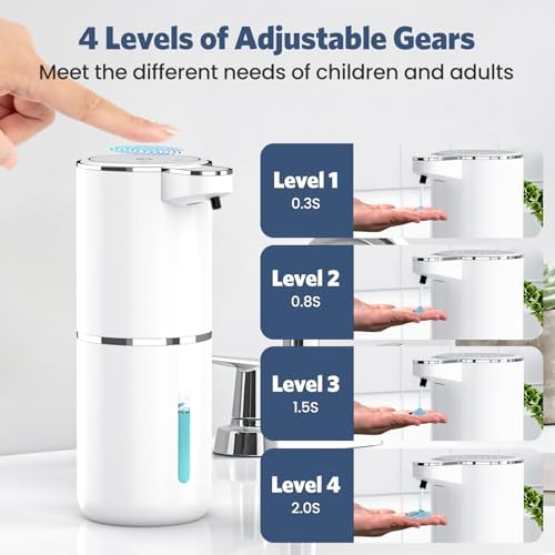 Automatic Seifenspender von Marke - Infrarot Seifenspender 380ml - USB Wiederaufladbar für Küche & Bad