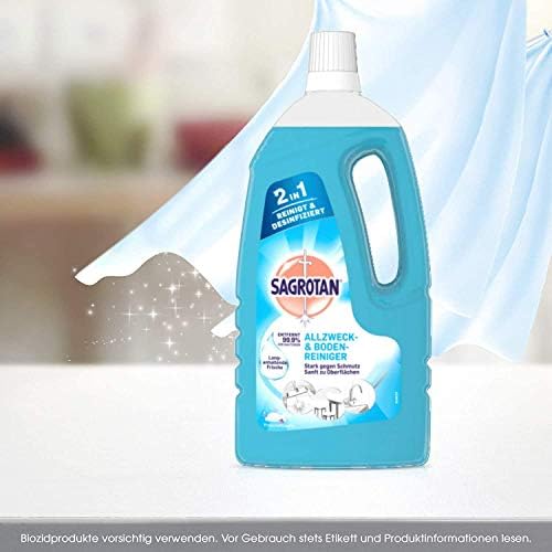 Sagrotan Allzweck-Reiniger Set mit 4 x 1,5l - Frischetraum & Blütenfrische für gründliche Oberflächenreinigung