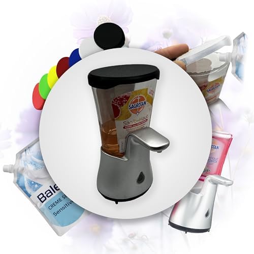 Sagrotan No Touch Seifenspender Deckel - Wiederverwendbare Verschlusskappe für Nachfüller, ideal für Zuhause