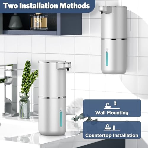 Automatic Seifenspender von Marke - Infrarot Seifenspender 380ml - USB Wiederaufladbar für Küche & Bad