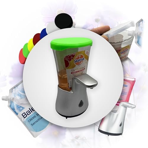 Sagrotan No Touch Seifenspender Deckel - Wiederverwendbare Verschlusskappe für Nachfüller, ideal für Zuhause