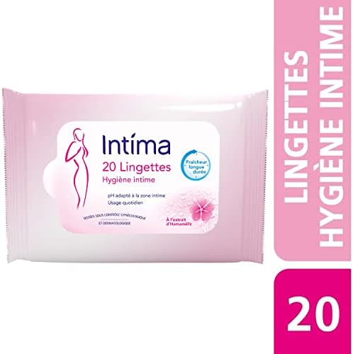 Sagrotan Intima Tücher für empfindliche Intimpflege – 20 praktische, sanfte Reinigungstücher für unterwegs