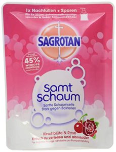 Sagrotan Samtschaum Nachfüller Kirschblüte und Rose – Sanfte Reinigung für ein frisches Zuhause!