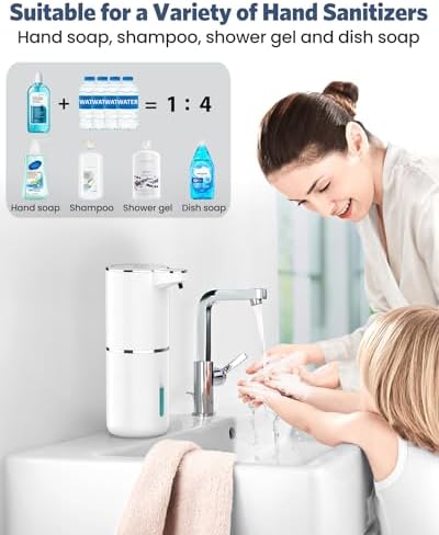 Automatic Seifenspender von Marke - Infrarot Seifenspender 380ml - USB Wiederaufladbar für Küche & Bad