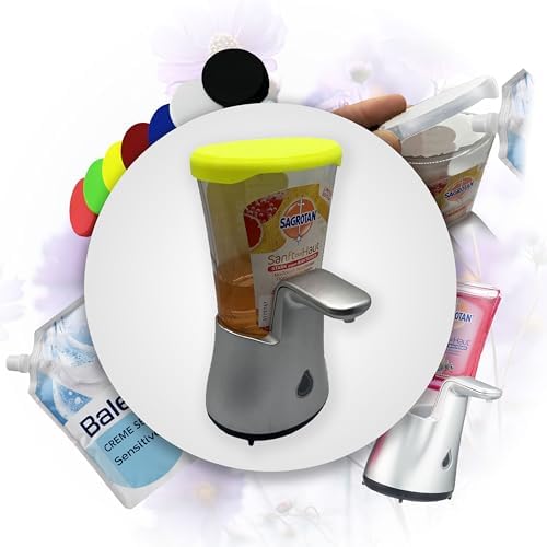 Sagrotan No Touch Seifenspender Deckel - Wiederverwendbare Verschlusskappe für Nachfüller, ideal für Zuhause