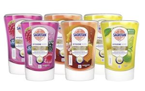 Sagrotan No-Touch Nachfüller - Fruchtige Düfte für hygienische Hände in der Küche & Bad 3 x 250ml