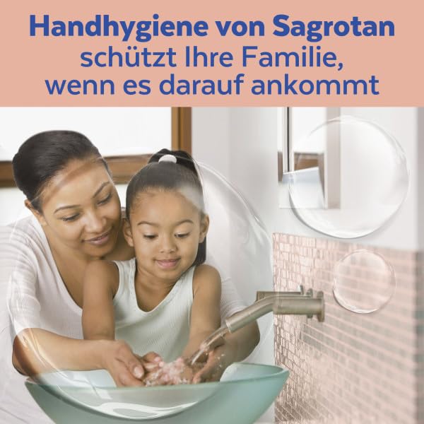 Sagrotan No-Touch Nachfüller - Fruchtige Düfte für hygienische Hände in der Küche & Bad 3 x 250ml