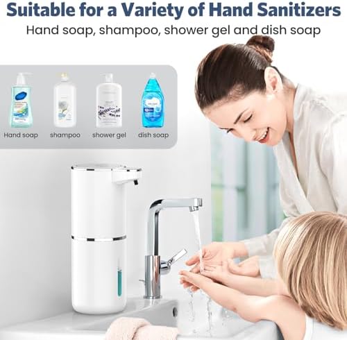 Automatic Seifenspender von Marke - Infrarot Seifenspender 380ml - USB Wiederaufladbar für Küche & Bad