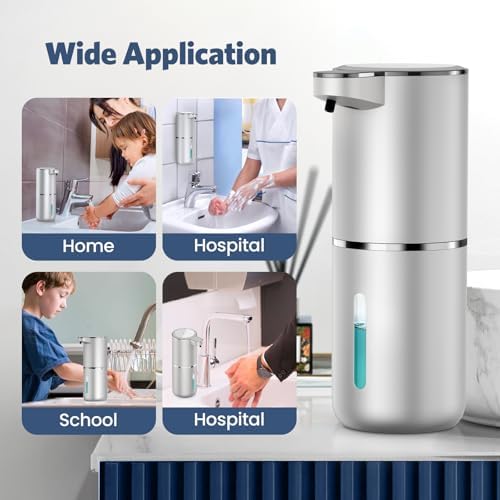 Automatic Seifenspender von Marke - Infrarot Seifenspender 380ml - USB Wiederaufladbar für Küche & Bad