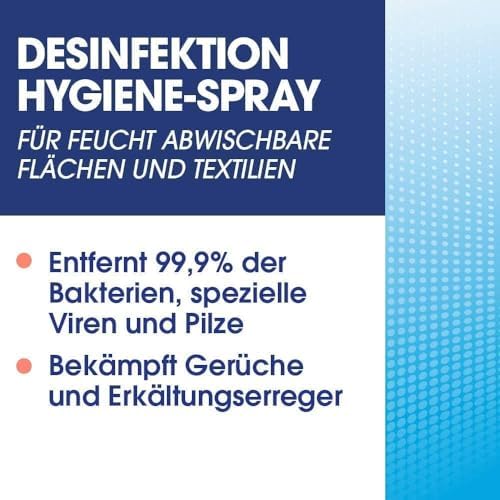 Sagrotan Hygiene Set – 3-teiliges Bundle mit Desinfektionsspray, Textilerfrischer & Hygienespüler für frische Wäsche