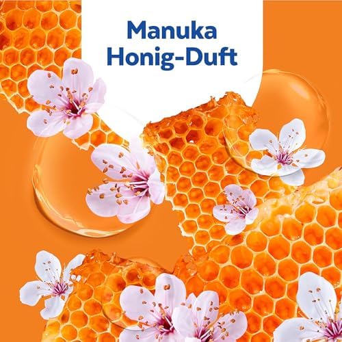 Sagrotan No-Touch Nachfüller Rose und Shea – Sanfte Handseife für den automatischen Seifenspender im Badezimmer – 5 x 25