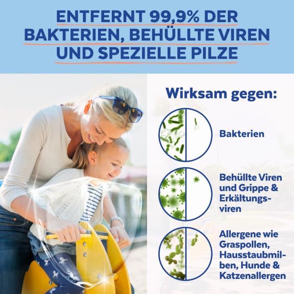 Sagrotan Allzweck-Reinigungstücher mit Blütenfrische & grünem Apfel – Effiziente Reinigung für Ihr Zuhause, 1er Pack (60