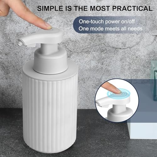 Automatischer Seifenspender Elektrisch mit Sensor - No Touch Seifenspender für Bad, Küche & Büro - USB Schwarz