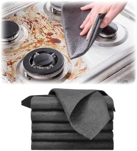 JOHNBOLIN 2025 Magisches, Verdicktes Mikrofasertuch – Fusselfrei & Streifenfrei für Küche, Auto & Haushalt (5er Set)