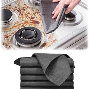 JOHNBOLIN 2025 Magisches, Verdicktes Mikrofasertuch – Fusselfrei & Streifenfrei für Küche, Auto & Haushalt (5er Set)