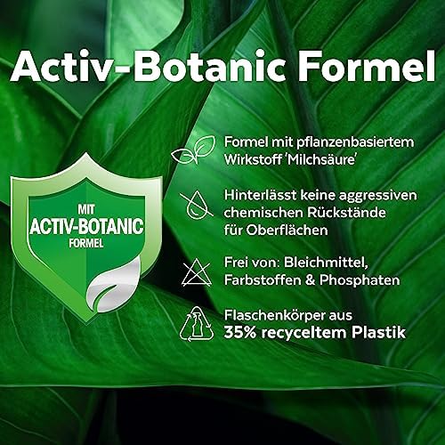 Sagrotan Küchen-Allzweck-Reiniger Zitrone – 2in1 Desinfektionsmittel für hygienische Küchenflächen – 4 x 750 ml Sprühfla