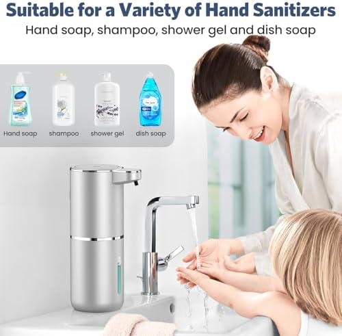 Automatic Seifenspender von Marke - Infrarot Seifenspender 380ml - USB Wiederaufladbar für Küche & Bad