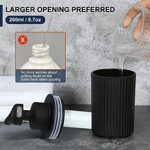 Automatischer Seifenspender Elektrisch mit Sensor - No Touch Seifenspender für Bad, Küche & Büro - USB Schwarz